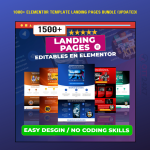 1500+ Elementor Template Landing Pages Bundle (Updated)