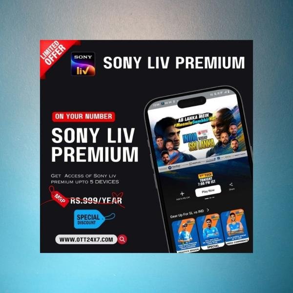 SonyLiv Premium 1 Year