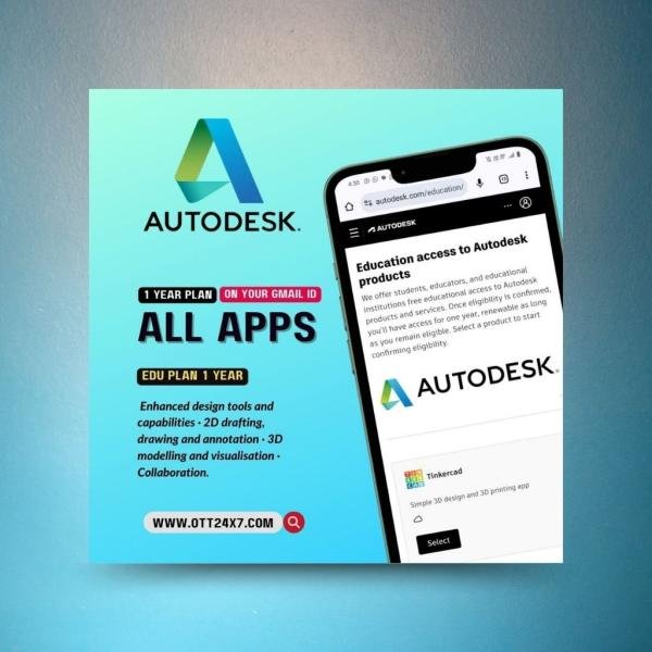 Autodesk All Apps Personal Account activation-1 year