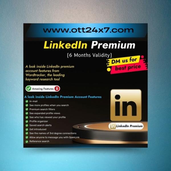 LinkedIn Business Premium Plans 6 Month Old User